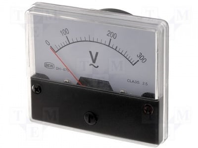 Мултиметър аналогов PAN.V1060 Analogue panel meter 0 to 300V AC